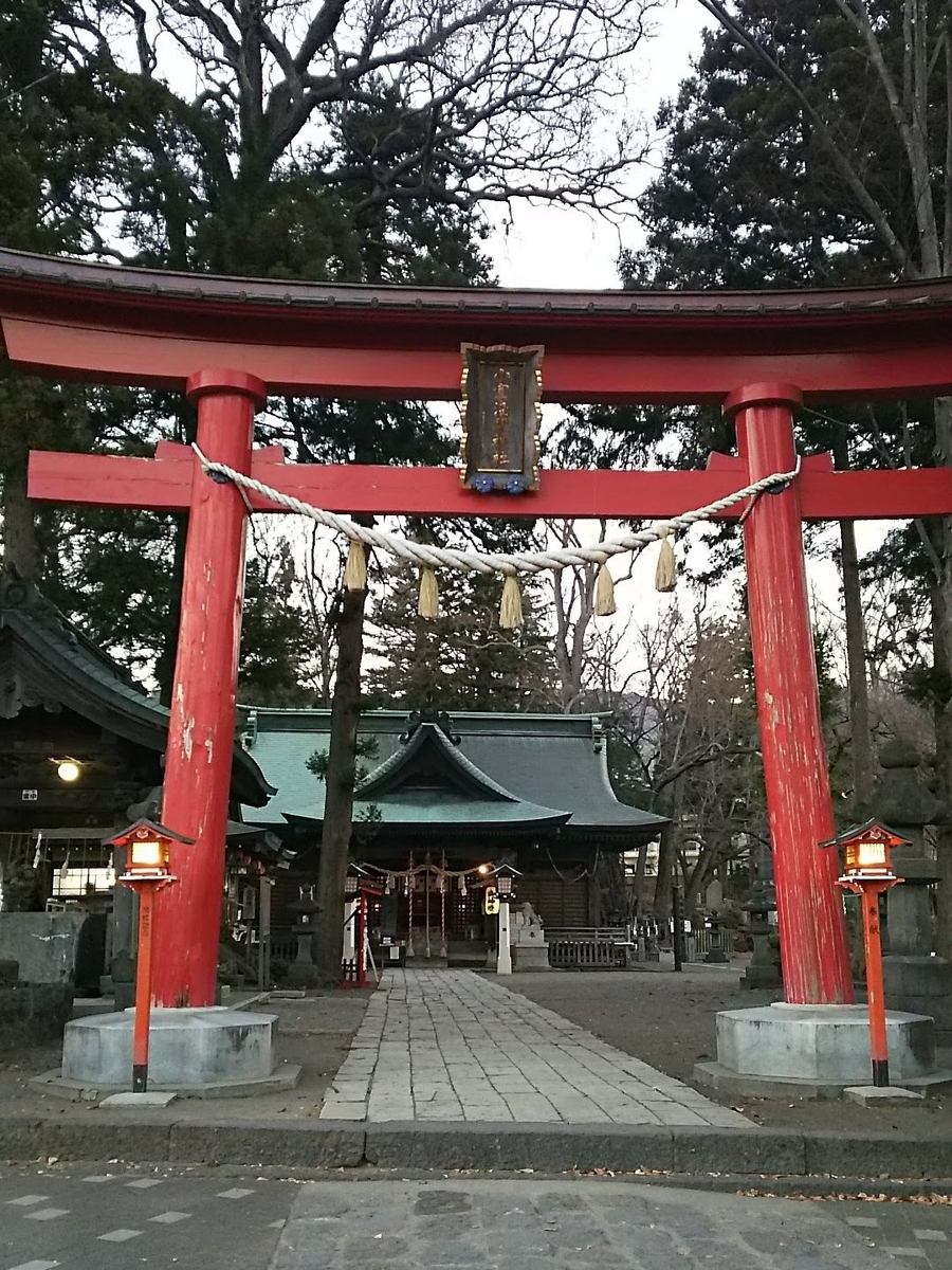 小室浅間神社の鳥居(旧)