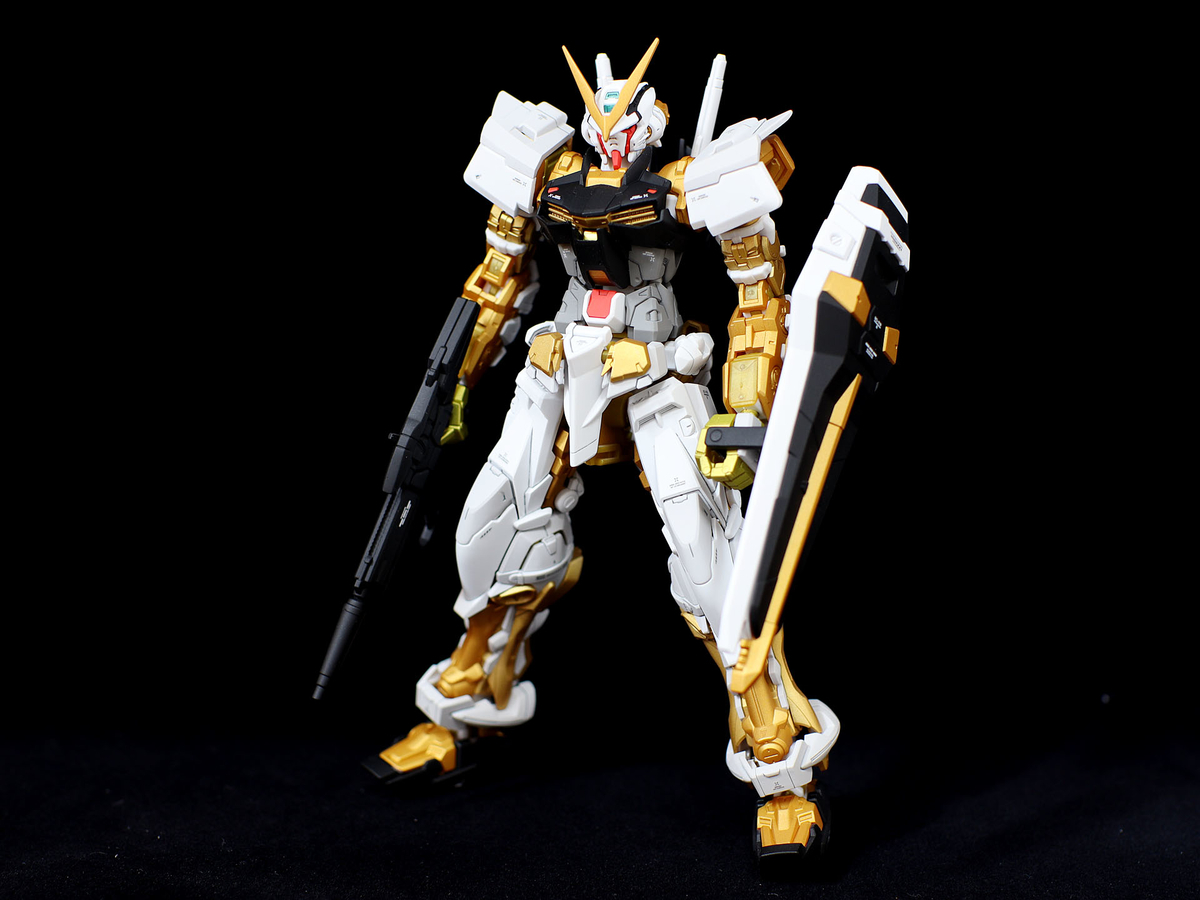 RG ガンダムアストレイ ゴールドフレーム 製作記5（完成） - でしあか