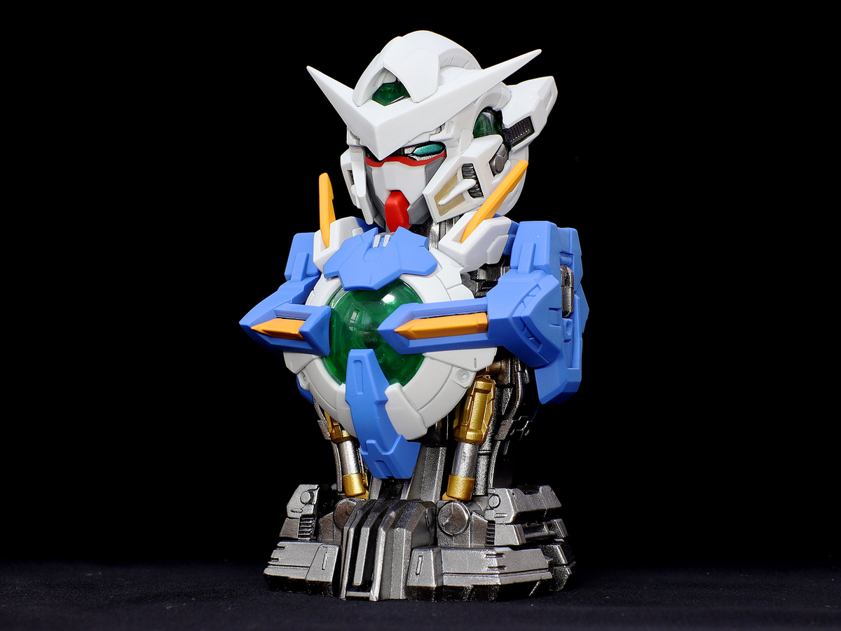 MSメカニカルバスト ガンダムエクシア 製作記2（完成） - でしあか