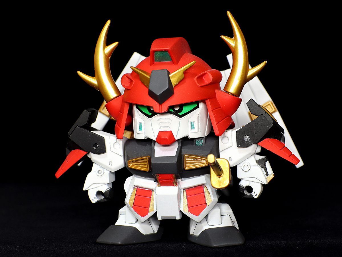 SDガンダムBB戦士　フィギュア　ニューガンダム BB戦士07 ニューガンダム レビュー : おもちゃの巣（玩具レビュー）