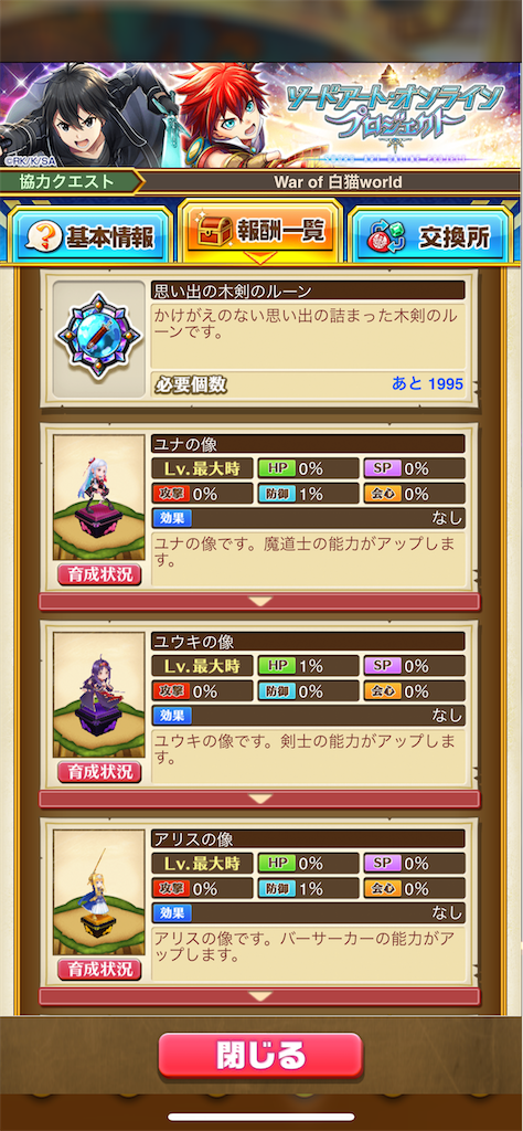 白猫saoコラボ2 協力バトル War Of 白猫world攻略まとめ 白猫レコード