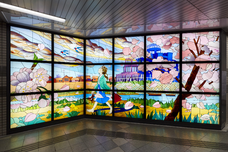 ステンドグラス　サイン