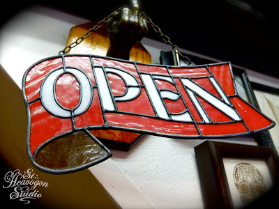 ステンドグラス　サイン