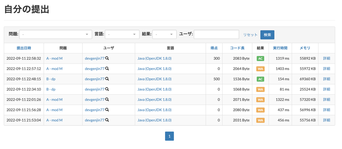 AtCoder Regular Contest 148 参加記 - devgenjin77’s blog