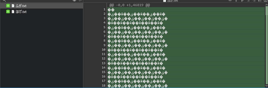 Forkでsjis Cp932 のファイルが文字化けする ぐるのなんか