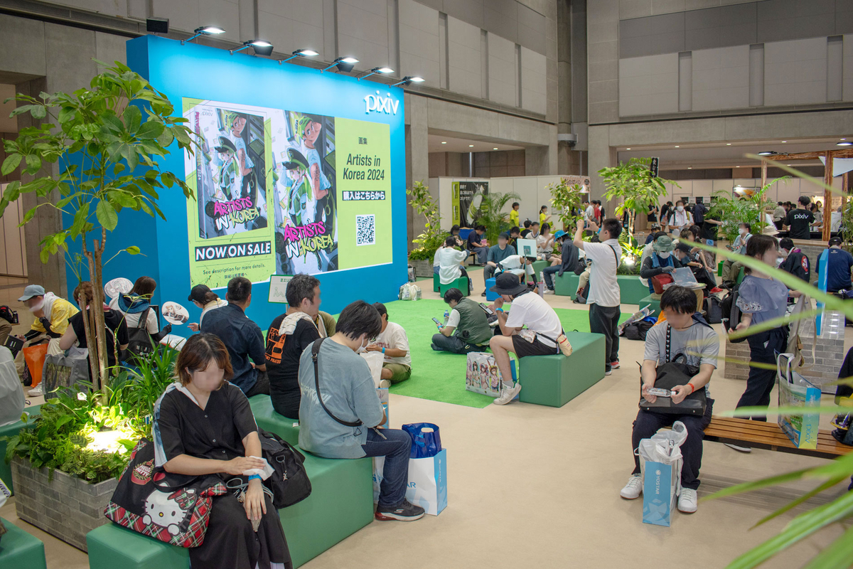 今年の夏コミも休憩所を提供！「C104休憩所 Supported by pixiv」企業