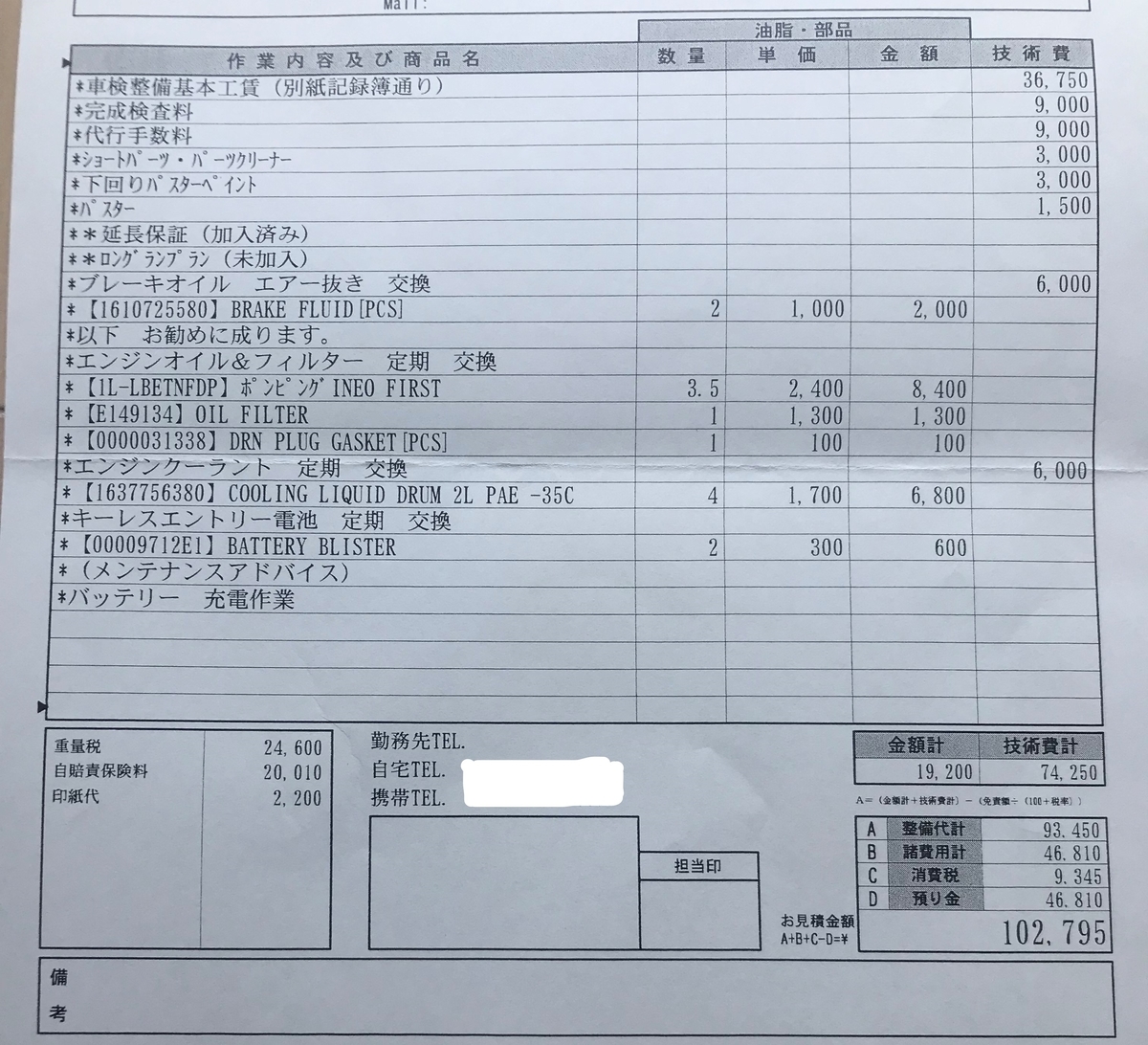 58 シトロエンの車検代、高過ぎない？ - 独仏的クルマ生活