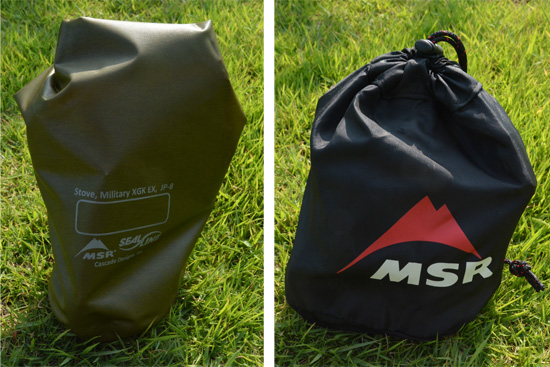 MSRウィスパーライト・ユニバーサルの反転消火 - 播磨の山々