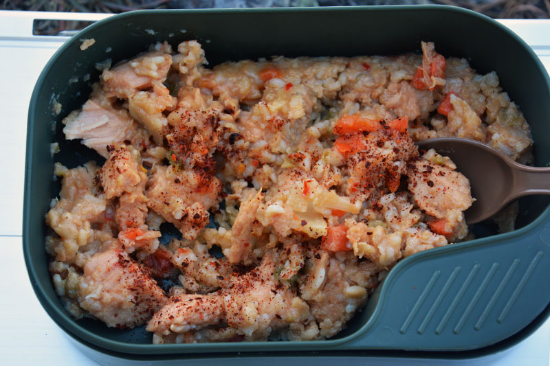 米軍の戦闘糧食「MRE」メニュー番号2「Chicken Stir Fry」 - 播磨の山々