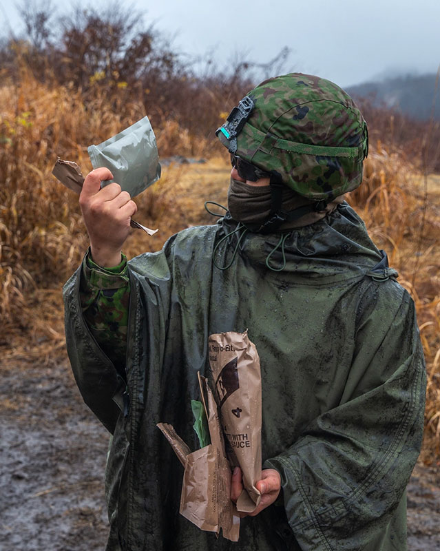 米軍の戦闘糧食「MRE」メニュー番号4「Spaghetti with Beef and Sauce