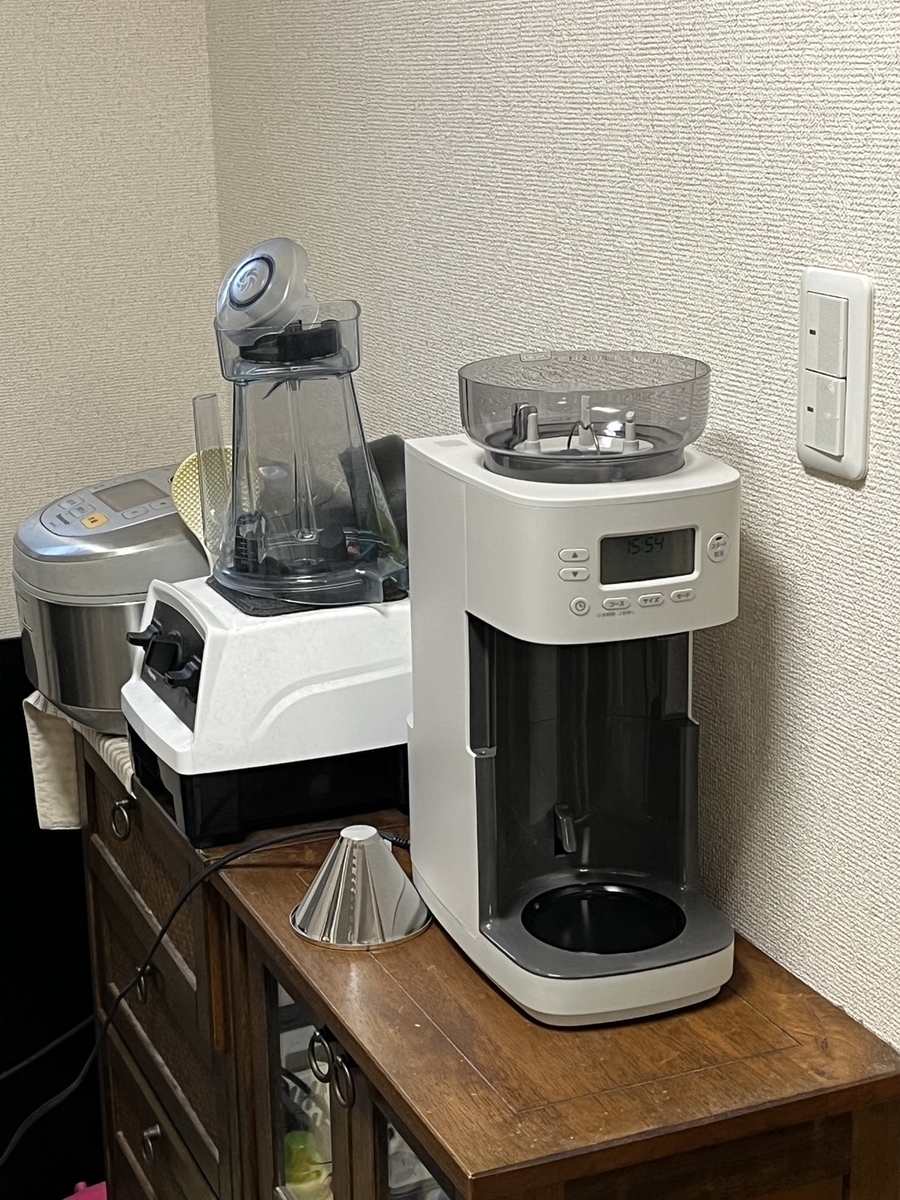 全自動コーヒーメーカー・カフェばこPro 感想 - テザリング組手