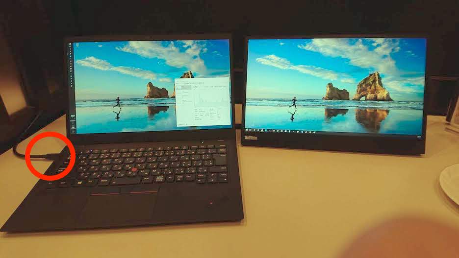 Lenovo ThinkVision M14 ディスプレイ モニター本体 Lenovo ThinkVision M14のレビュー・598gの超軽量・高色域の