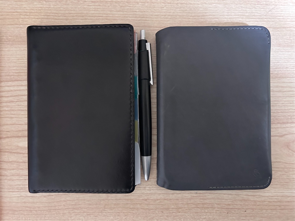 SDとBellroy Notebook Cover Mini - 手帳の湖