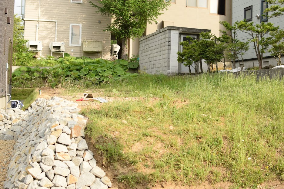 我が家の荒れ地 いつかはおしゃれな庭に ディーゼルハウス ミサワホーム30坪の家