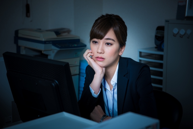やる気が出ない女性