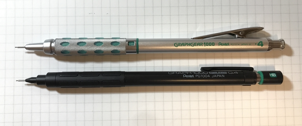 ぺんてる Graph1000 For Pro 0 4 食う寝る記す Digistillの文房具日記
