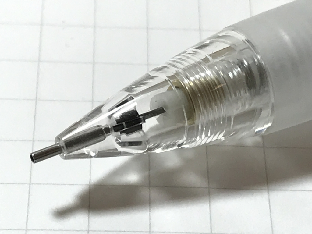 無印良品 ポリカーボネイトシャープペン（ラバーグリップ付）0.5 mm