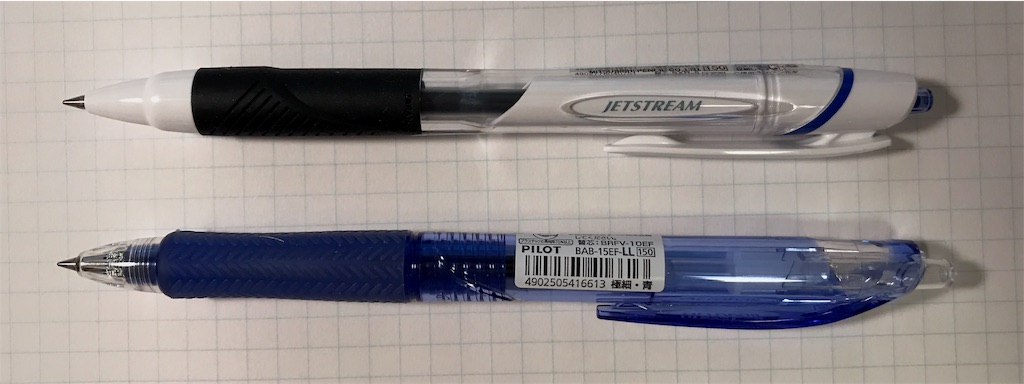 アクロボール150とジェットストリームスタンダードを比べてみた 食う寝る記す Digistillの文房具日記 アクロボール150とジェットストリームスタンダードを比べてみた 食う寝る記す Digistillの文房具日記