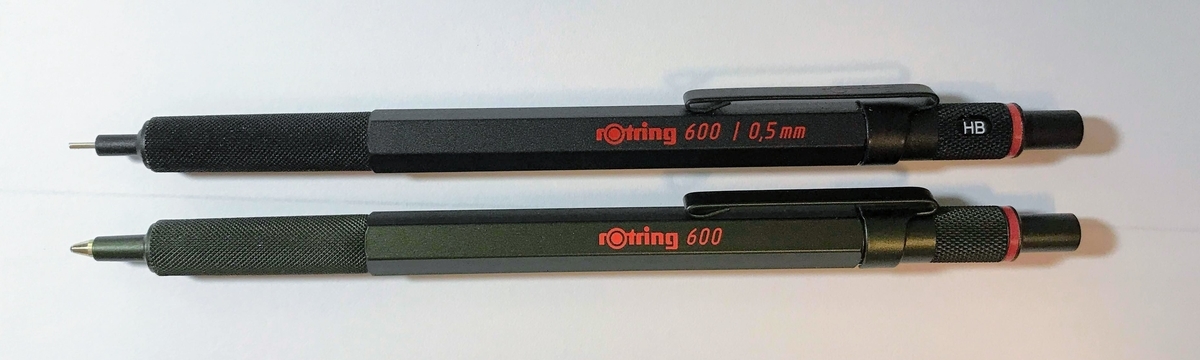 ロットリング600 ボールペン 食う寝る記す Digistillの文房具日記