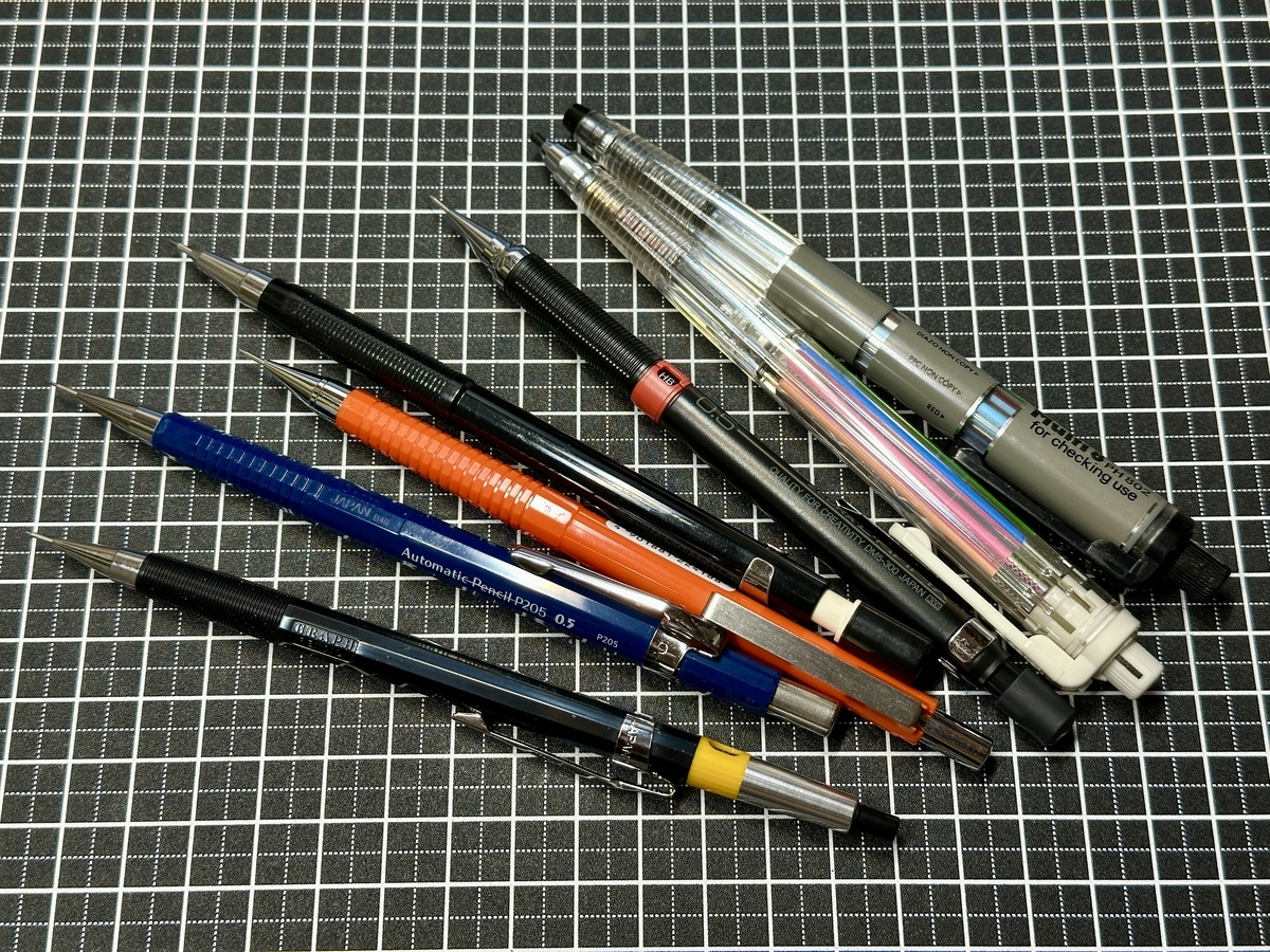 ぺんてる グラフペンシルとP205 - ステーショナリー研究室日報