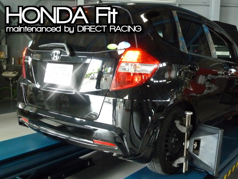 Honda フィット 車高調セッティング アライメント調整 Direct Racing Fuji