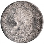 f:id:disaphi07:20170823153228j:plain Schubladenverkauf in Manila eines Capped Bust Half Dollar von 1808