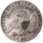 Schubladenverkauf in Manila eines Capped Bust Half Dollar von 1808