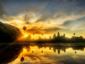 f:id:disaphi08:20170826082802j:plain Angkor Wat Sonnenuntergang
