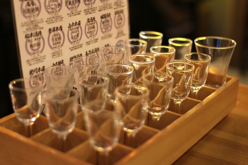 伏水酒蔵小路17蔵の利き酒セット