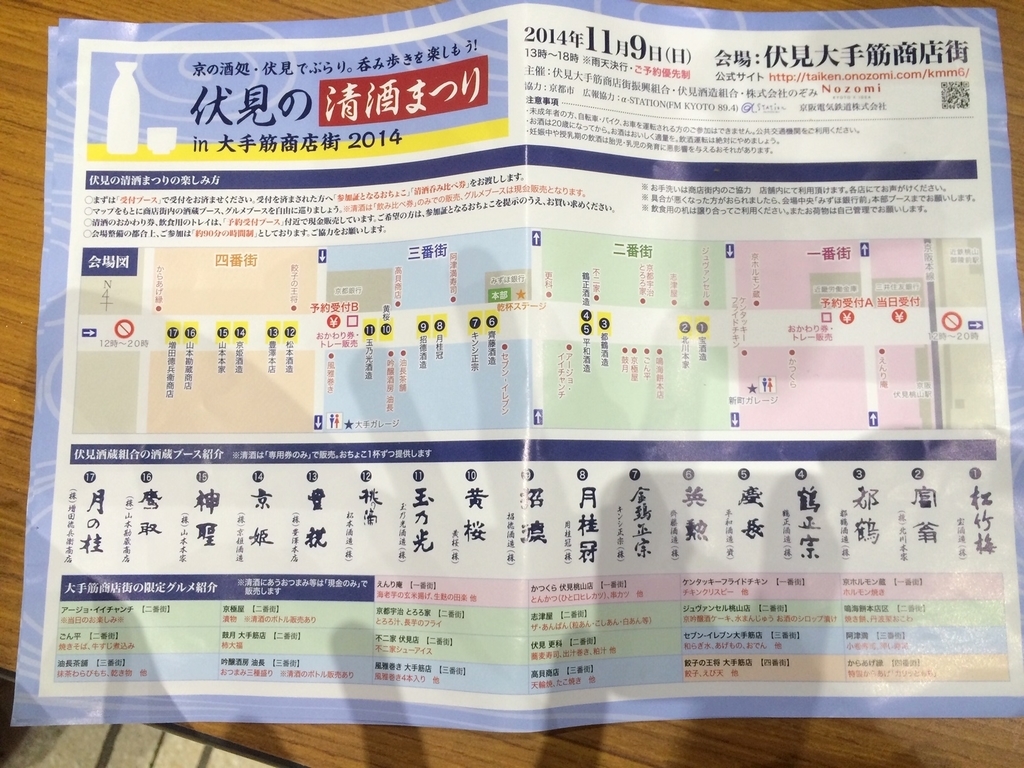 伏見の清酒まつりin大手筋