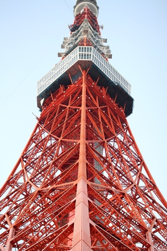 【東京】初めて登った東京タワーの写真