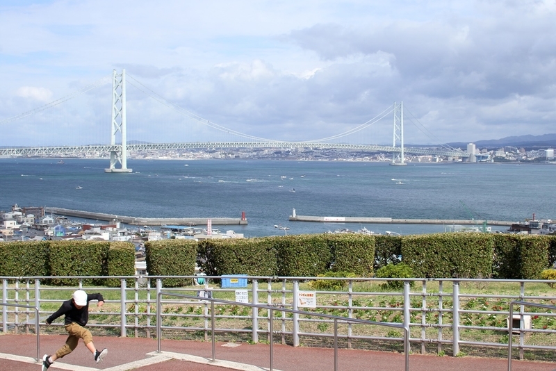 淡路サービスエリア明石海峡大橋