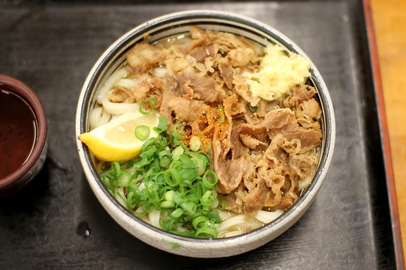 麺処綿谷牛肉ぶっかけうどん