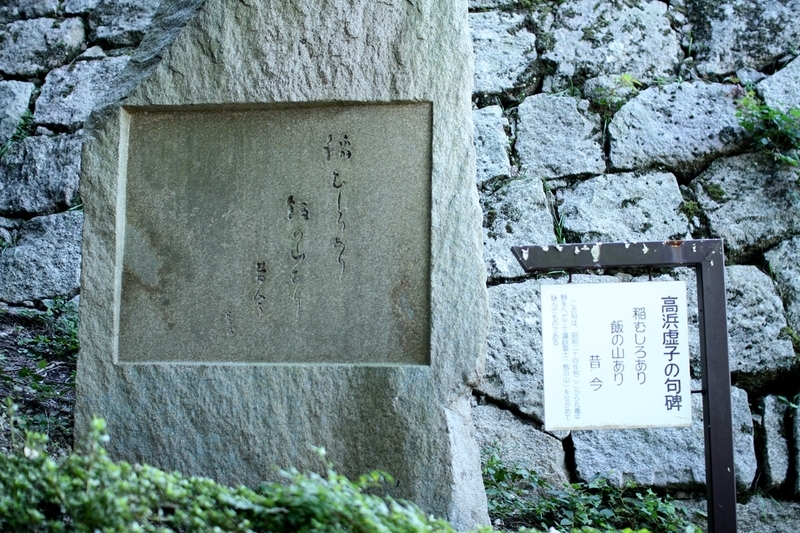 丸亀城高浜虚子の句