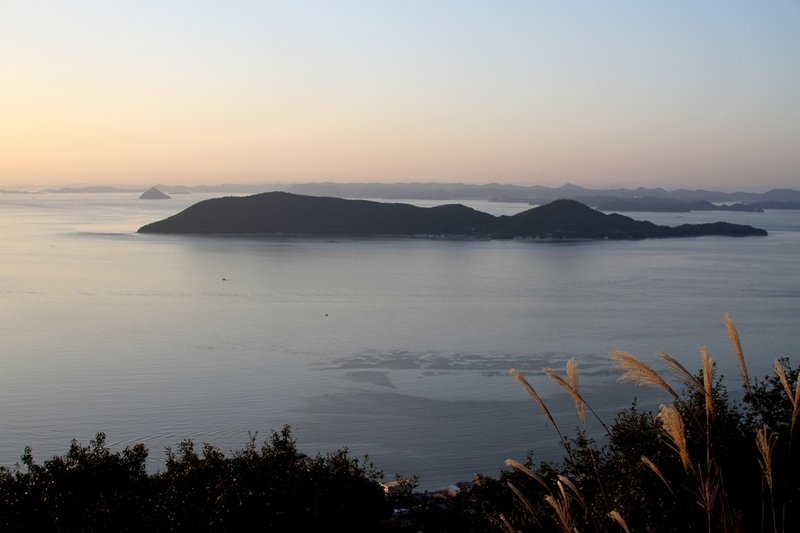 屋島の夕日