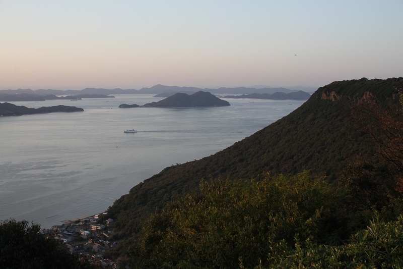 屋島の夕日