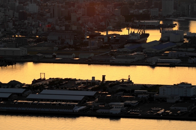屋島の夕日