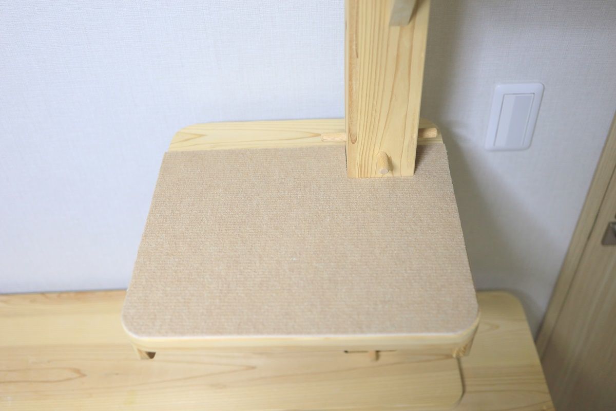 木製キャットタワー『杉にゃん』で壁一面キャットタワーを実現!