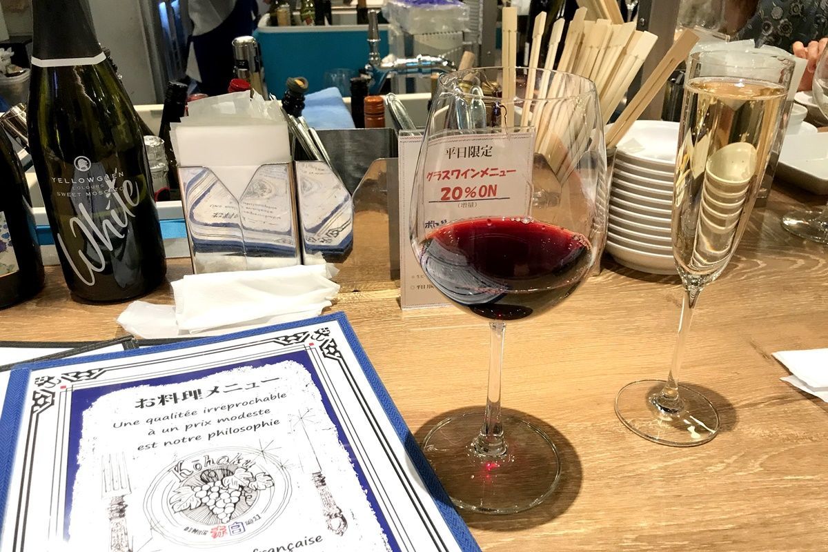 【大阪】フレンチおでん『赤白（コウハク）』で昼飲み！平日はワイン20%増量