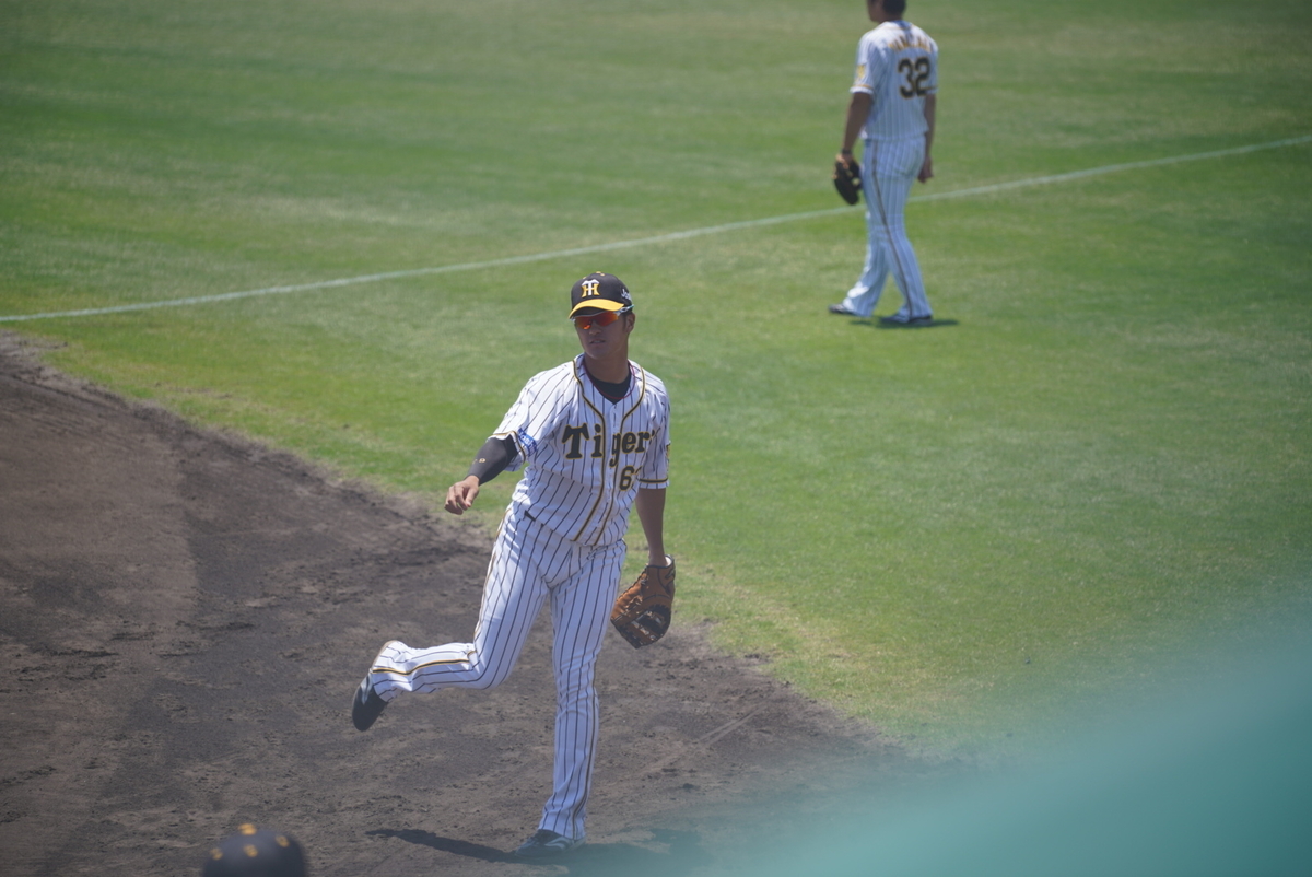 A7 とsel70200gでプロ野球撮影 阪神タイガース２軍戦vs広島カープの写真 じーあーるえす１８４