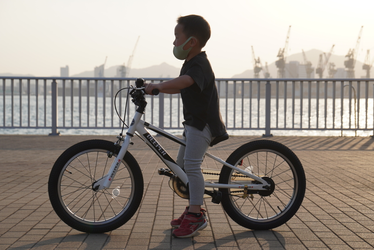 子ども用DEEPERの自転車乗ってみた【②乗ってみた編】 - じーあーる