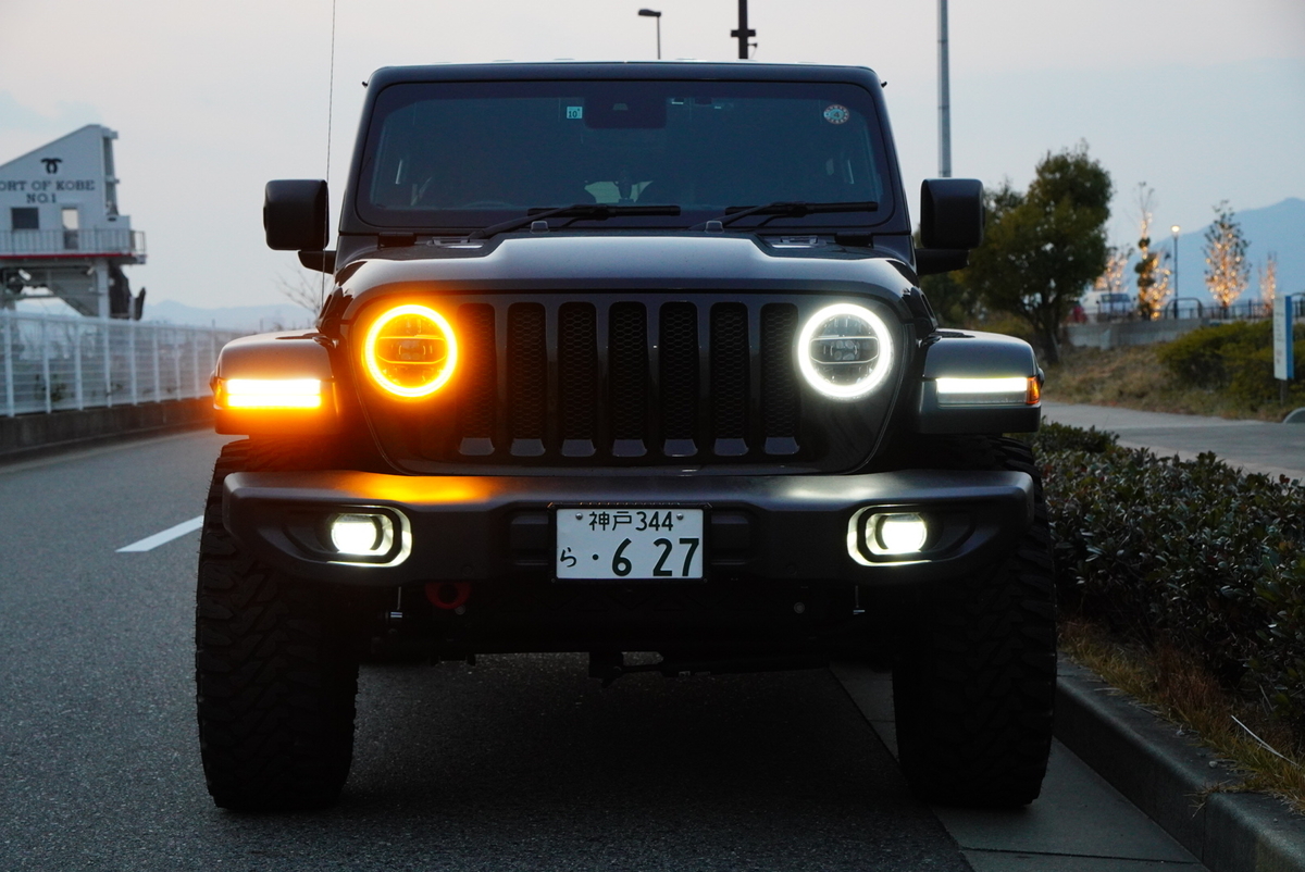 DIODE DYNAMICS Jeep JL ラングラー　イカリング ラングラーJLにイカリング装着【DIODE DYNAMICS HD HALO】 - じ