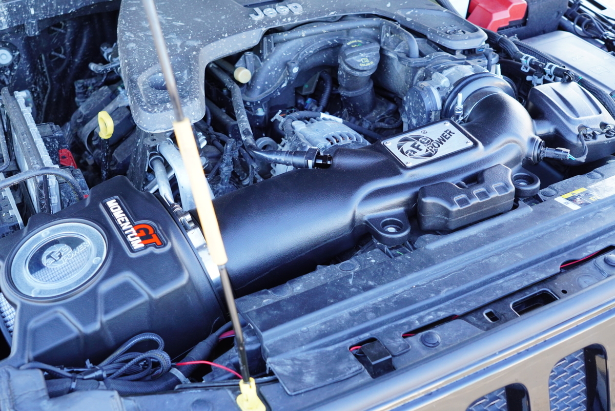 ラングラーJL】aFeパワーのエアインテークつけてみた aFe Power