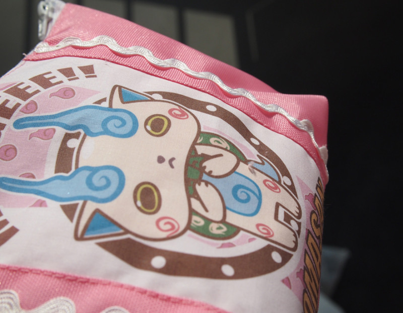 妖怪ウォッチコマさんファスナーポーチ 布プリ