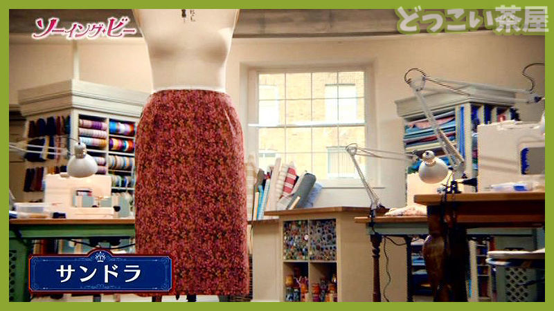 英1期レポ 1回戦 Aラインスカート ソーイング ビー どっこい茶屋の洋裁ブログ