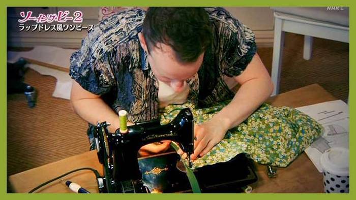 英3期レポ 3回戦 レトロワンピース対決 ソーイング ビー2 どっこい茶屋の洋裁ブログ