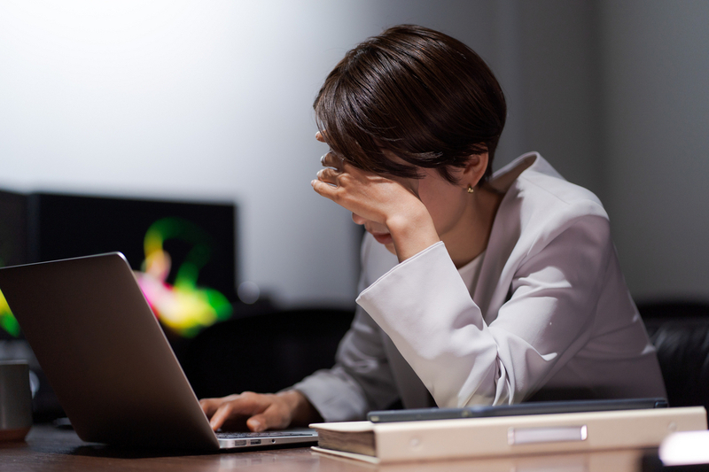 休息を取るべき人のイメージ