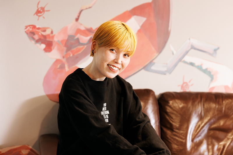 誠子さんインタビューの様子1