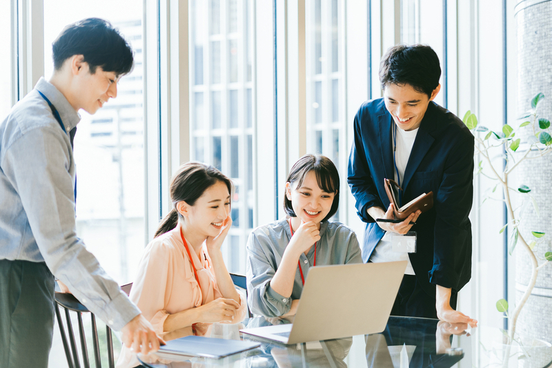 チームの信頼関係を深めていく様子