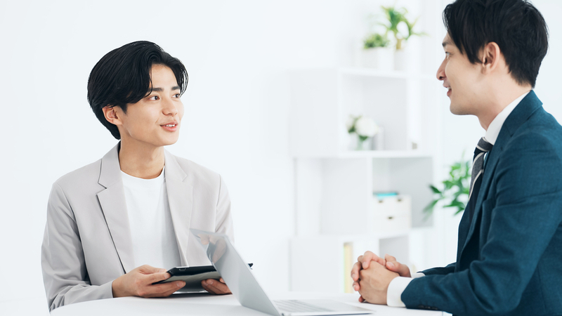 会話を自分の話に切り替えるイメージ